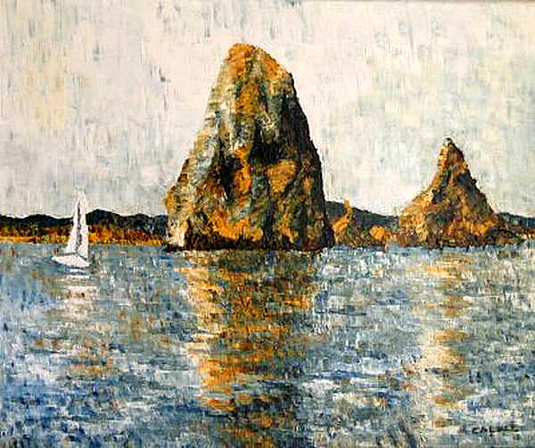 calull art sea painting Estartit